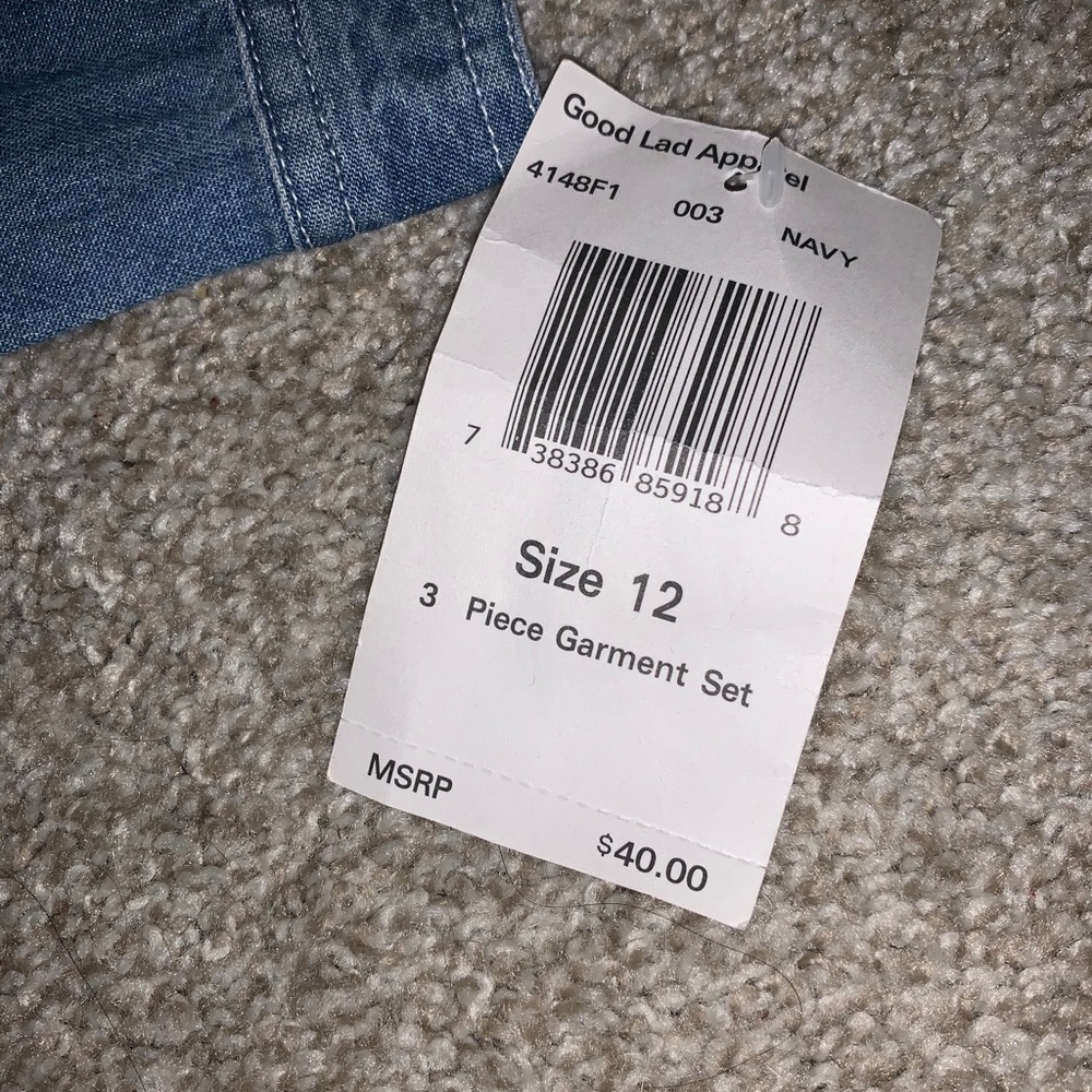 Boys “Goodlad” Christmas sweater vest outfit - Picture 4 of 6